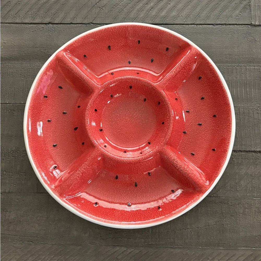 Williams Sonoma Watermelon Chip & Dip Platter